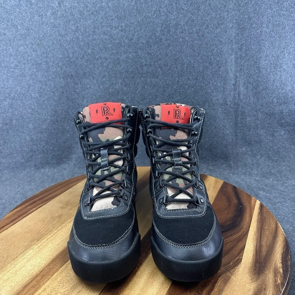 Pony X Rothco Black/Camo Trackitback Hi Boot Size 9.5 RARE SHOE‎